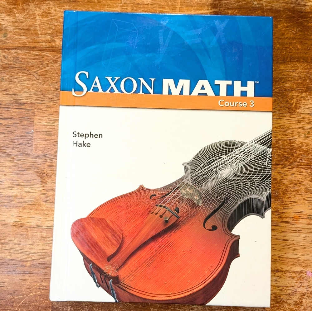 Saxon Math Course 3 Student Textbook Edition Homeschool